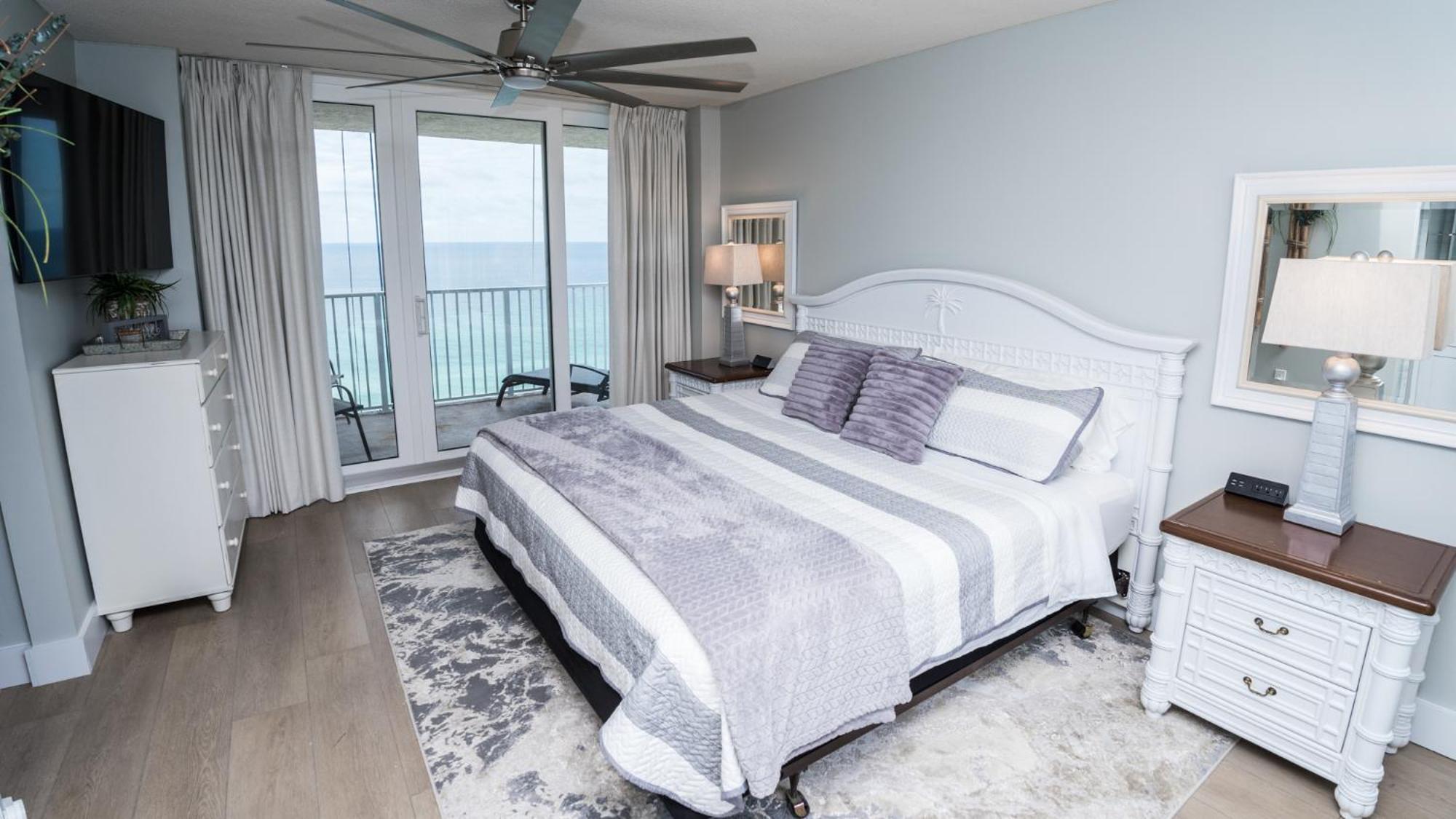 New Rental - 3Br 3Ba Corner Beachfront - 2024 Remodel - 3 Pools, Tiki Hut, Gym, Tennis Panama City Beach Exterior foto