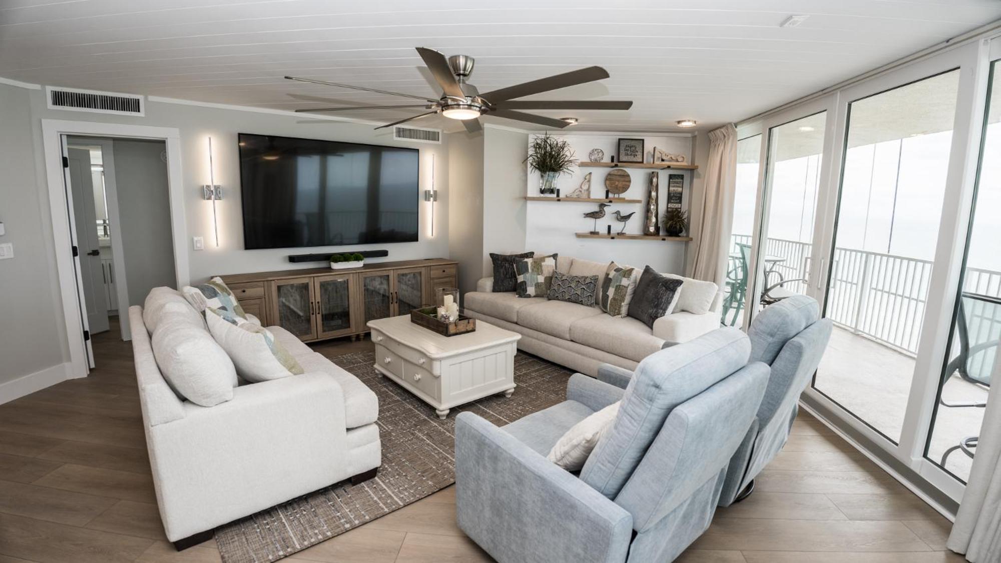 New Rental - 3Br 3Ba Corner Beachfront - 2024 Remodel - 3 Pools, Tiki Hut, Gym, Tennis Panama City Beach Exterior foto